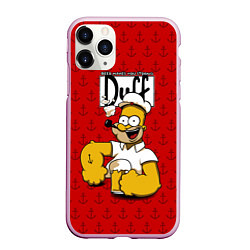 Чехол iPhone 11 Pro матовый Duff Beer