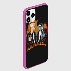 Чехол iPhone 11 Pro матовый Pulporama, цвет: 3D-фиолетовый — фото 2