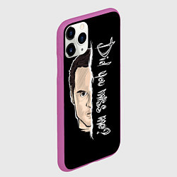 Чехол iPhone 11 Pro матовый Did you miss me?, цвет: 3D-фиолетовый — фото 2