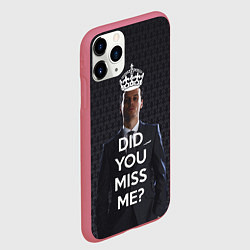 Чехол iPhone 11 Pro матовый Keep Calm & Did You Miss Me?, цвет: 3D-малиновый — фото 2