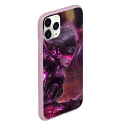 Чехол iPhone 11 Pro матовый Pink, цвет: 3D-розовый — фото 2