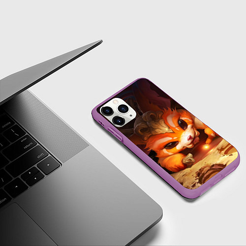 Чехол iPhone 11 Pro матовый Gnar / 3D-Фиолетовый – фото 3
