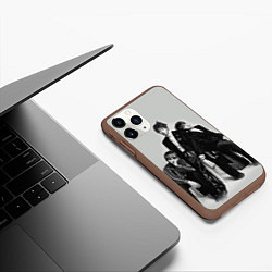 Чехол iPhone 11 Pro матовый BTS Grey, цвет: 3D-коричневый — фото 2