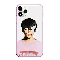 Чехол iPhone 11 Pro матовый Jungkook, цвет: 3D-розовый