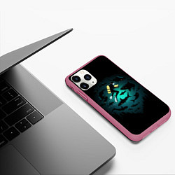 Чехол iPhone 11 Pro матовый Подводный мир, цвет: 3D-малиновый — фото 2