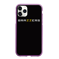 Чехол iPhone 11 Pro матовый Brazzers, цвет: 3D-фиолетовый