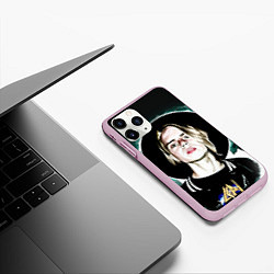 Чехол iPhone 11 Pro матовый Pharaoh Face, цвет: 3D-розовый — фото 2