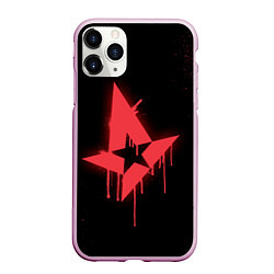 Чехол iPhone 11 Pro матовый Astralis: Black collection, цвет: 3D-розовый