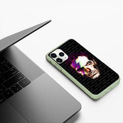 Чехол iPhone 11 Pro матовый Dr. Dead House, цвет: 3D-салатовый — фото 2