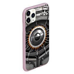 Чехол iPhone 11 Pro матовый Android eye, цвет: 3D-розовый — фото 2
