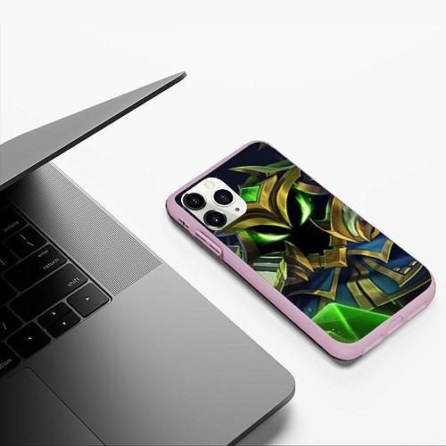 Чехол iPhone 11 Pro матовый Вейгар / 3D-Розовый – фото 3
