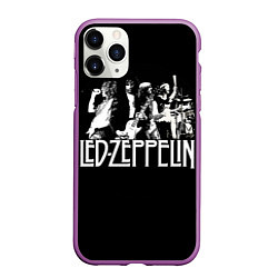 Чехол iPhone 11 Pro матовый Led Zeppelin: Mono, цвет: 3D-фиолетовый