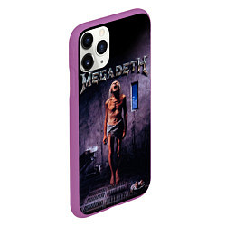 Чехол iPhone 11 Pro матовый Megadeth: Madness, цвет: 3D-фиолетовый — фото 2