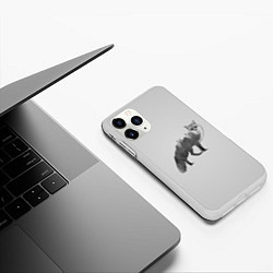 Чехол iPhone 11 Pro матовый Лесная лиса, цвет: 3D-белый — фото 2