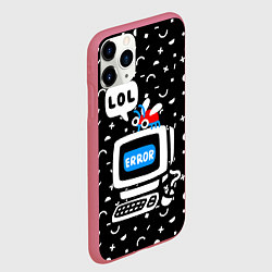 Чехол iPhone 11 Pro матовый Fatal Error, цвет: 3D-малиновый — фото 2