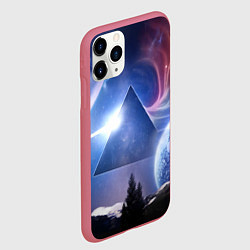 Чехол iPhone 11 Pro матовый Pink Floyd: Space, цвет: 3D-малиновый — фото 2