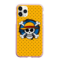 Чехол iPhone 11 Pro матовый One Pirate, цвет: 3D-розовый