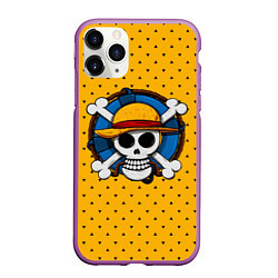 Чехол iPhone 11 Pro матовый One Pirate, цвет: 3D-фиолетовый