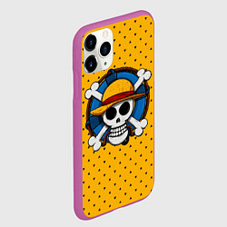 Чехол iPhone 11 Pro матовый One Pirate, цвет: 3D-фиолетовый — фото 2