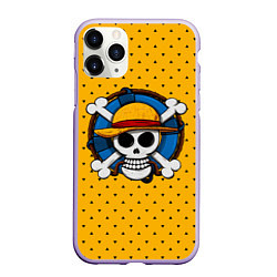 Чехол iPhone 11 Pro матовый One Pirate, цвет: 3D-светло-сиреневый