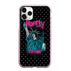 Чехол iPhone 11 Pro матовый Liberty Forever, цвет: 3D-розовый