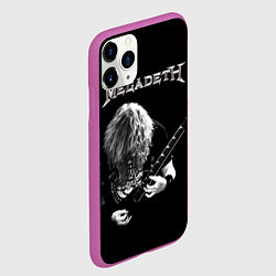 Чехол iPhone 11 Pro матовый Dave Mustaine, цвет: 3D-фиолетовый — фото 2