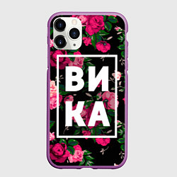 Чехол iPhone 11 Pro матовый Вика