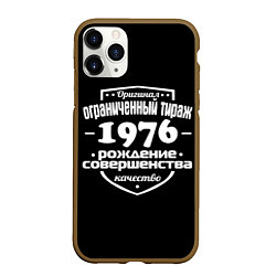 Чехол iPhone 11 Pro матовый Рождение совершенства 1976, цвет: 3D-коричневый