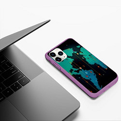 Чехол iPhone 11 Pro матовый Digital world, цвет: 3D-фиолетовый — фото 2