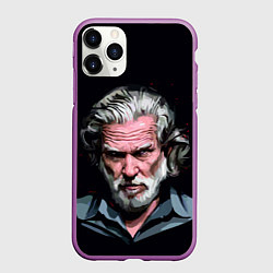 Чехол iPhone 11 Pro матовый Джефф Бриджес