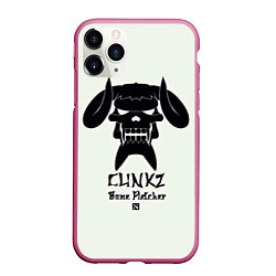 Чехол iPhone 11 Pro матовый Clinkz: Bone Fletcher, цвет: 3D-малиновый