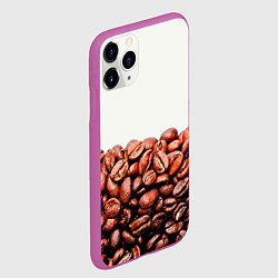 Чехол iPhone 11 Pro матовый Coffee, цвет: 3D-фиолетовый — фото 2