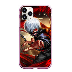 Чехол iPhone 11 Pro матовый Blood, цвет: 3D-розовый