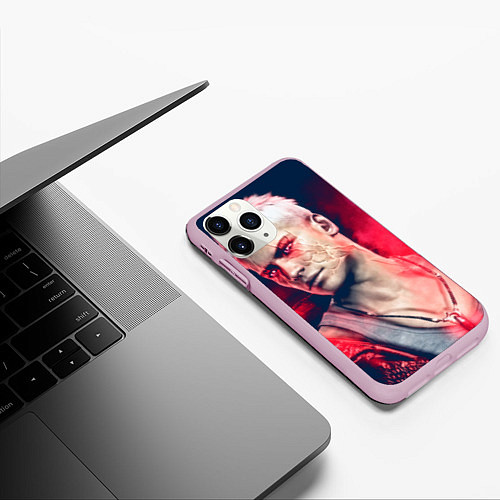 Чехол iPhone 11 Pro матовый DmC: Devil May Cry / 3D-Розовый – фото 3