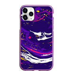 Чехол iPhone 11 Pro матовый Фиолетовый акрил, цвет: 3D-фиолетовый