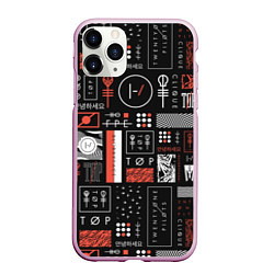 Чехол iPhone 11 Pro матовый 21 Pilots: Geometry, цвет: 3D-розовый