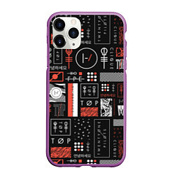 Чехол iPhone 11 Pro матовый 21 Pilots: Geometry, цвет: 3D-фиолетовый