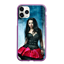 Чехол iPhone 11 Pro матовый Evanescence, цвет: 3D-фиолетовый