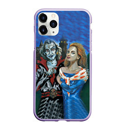 Чехол iPhone 11 Pro матовый Король и Шут, цвет: 3D-светло-сиреневый