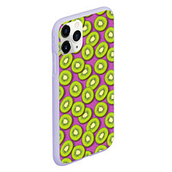Чехол iPhone 11 Pro матовый Киви, цвет: 3D-светло-сиреневый — фото 2
