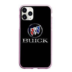 Чехол iPhone 11 Pro матовый Buick, цвет: 3D-розовый