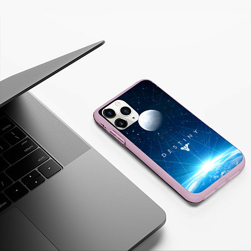 Чехол iPhone 11 Pro матовый Destiny Space / 3D-Розовый – фото 3