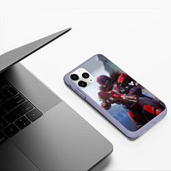 Чехол iPhone 11 Pro матовый Destiny, цвет: 3D-светло-сиреневый — фото 2