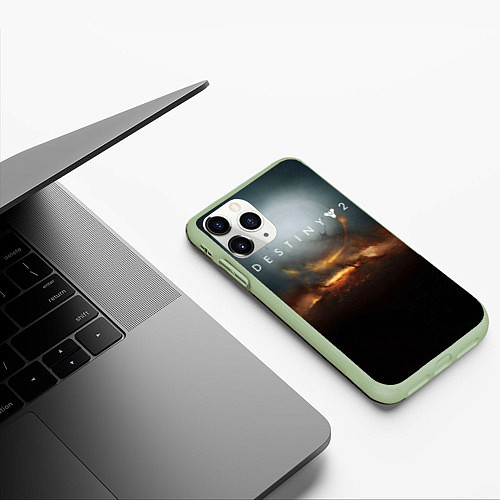 Чехол iPhone 11 Pro матовый Destiny 2 / 3D-Салатовый – фото 3