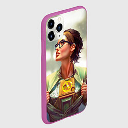 Чехол iPhone 11 Pro матовый HL: Alyx Vance, цвет: 3D-фиолетовый — фото 2