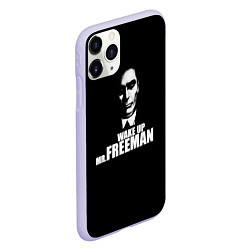 Чехол iPhone 11 Pro матовый Wake up Mr. Freeman, цвет: 3D-светло-сиреневый — фото 2