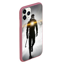 Чехол iPhone 11 Pro матовый Гордон Фримен, цвет: 3D-малиновый — фото 2