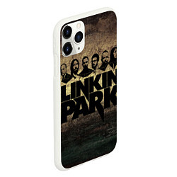 Чехол iPhone 11 Pro матовый Linkin Park Band, цвет: 3D-белый — фото 2