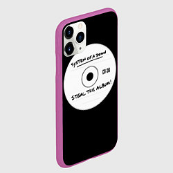 Чехол iPhone 11 Pro матовый SOAD: Steal this album, цвет: 3D-фиолетовый — фото 2