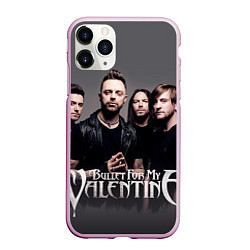 Чехол iPhone 11 Pro матовый Bullet For My Valentine, цвет: 3D-розовый